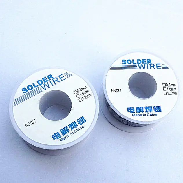 63/37 Rosin Core Solder Wire 50g, No-Clean, Electrolytic