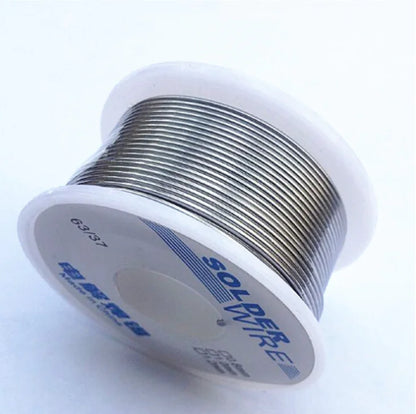 63/37 Rosin Core Solder Wire 50g, No-Clean, Electrolytic