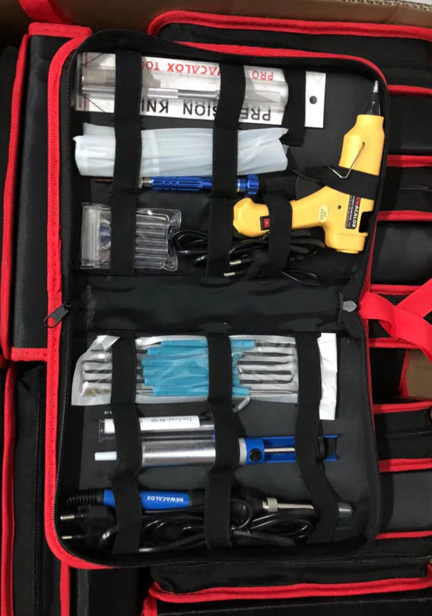 Soldering Iron and Hot Glue Gun Tool Set with Bag