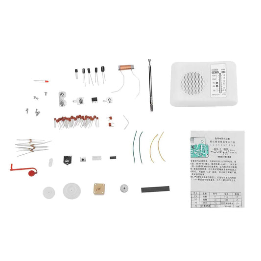 DIY Radio Kit CF210SP AM FM Crystal Radio Kit Dual Band Radio DIY Electronic Kit